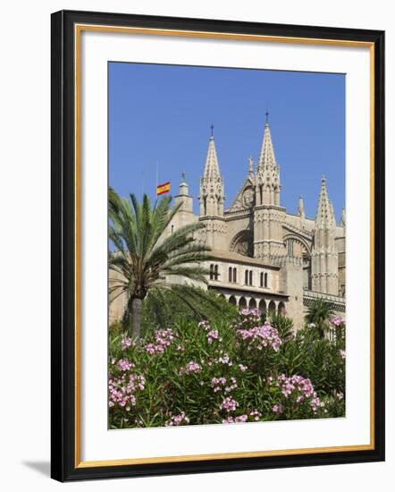 Palma Cathedral (La Seu), Palma De Mallorca, Mallorca (Majorca), Balearic Islands, Spain, Mediterra-Stuart Black-Framed Photographic Print