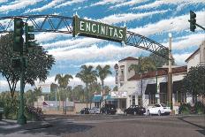 Encinitas-Palmer Artworks-Mounted Giclee Print