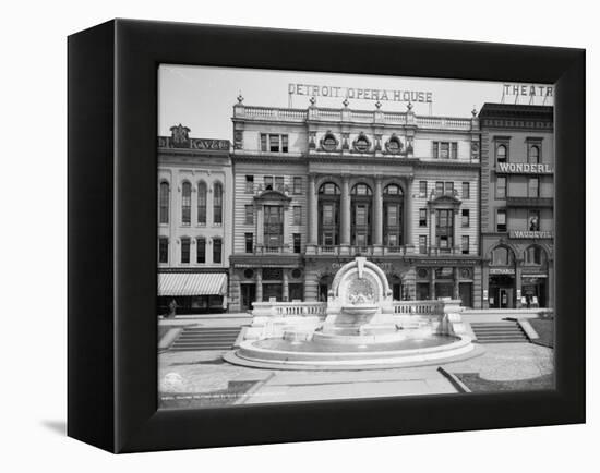 Palmer Foundation and Detroit Opera House, Detroit, Michigan, C.1906-null-Framed Premier Image Canvas