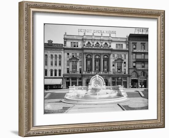 Palmer Foundation and Detroit Opera House, Detroit, Michigan, C.1906-null-Framed Photographic Print