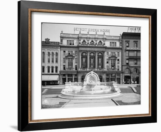 Palmer Foundation and Detroit Opera House, Detroit, Michigan, C.1906-null-Framed Photographic Print