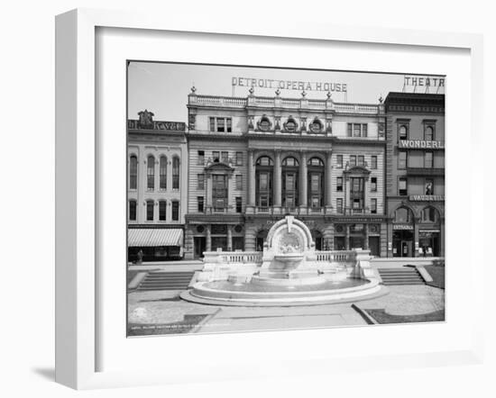 Palmer Foundation and Detroit Opera House, Detroit, Michigan, C.1906-null-Framed Photographic Print