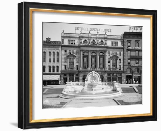 Palmer Foundation and Detroit Opera House, Detroit, Michigan, C.1906-null-Framed Photographic Print