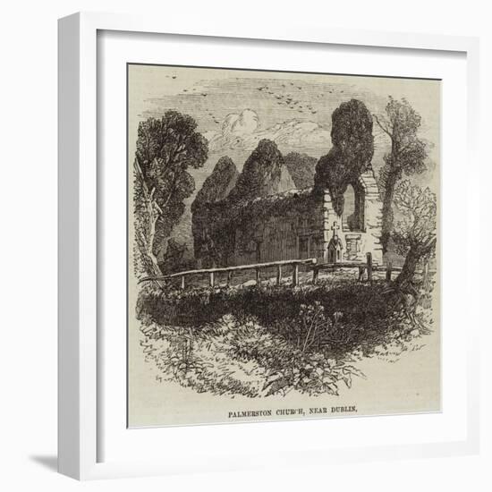 Palmerston Church, Near Dublin-null-Framed Giclee Print