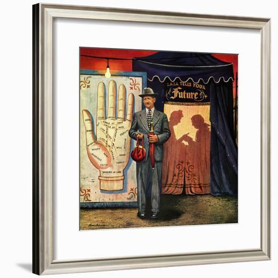 "Palmist", June 10, 1950-Stevan Dohanos-Framed Giclee Print