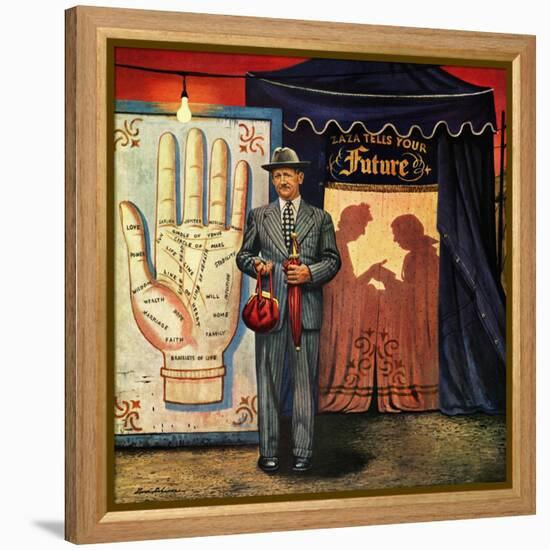 "Palmist", June 10, 1950-Stevan Dohanos-Framed Premier Image Canvas