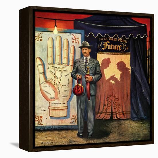 "Palmist", June 10, 1950-Stevan Dohanos-Framed Premier Image Canvas