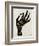 Palmistry Black-Cat Coquillette-Framed Art Print