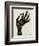 Palmistry Black-Cat Coquillette-Framed Art Print