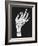 Palmistry White-Cat Coquillette-Framed Art Print