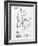 Palmistry (Woodcut) (B/W Photo)-English-Framed Giclee Print