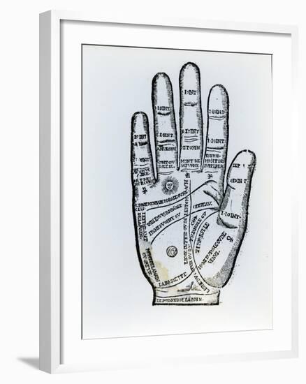 Palmistry-English School-Framed Giclee Print