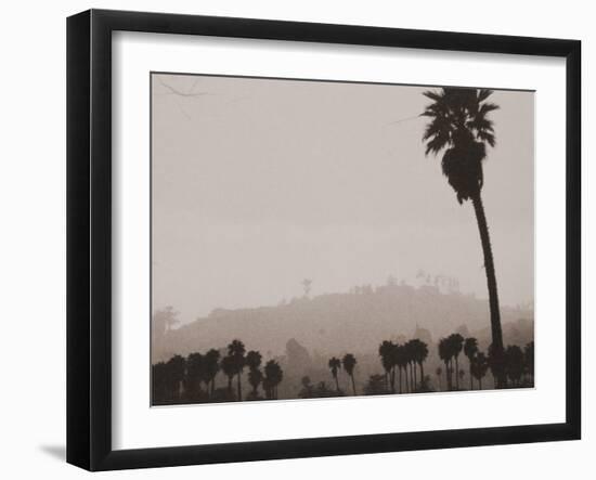 Palms and Hill-Graeme Harris-Framed Photographic Print