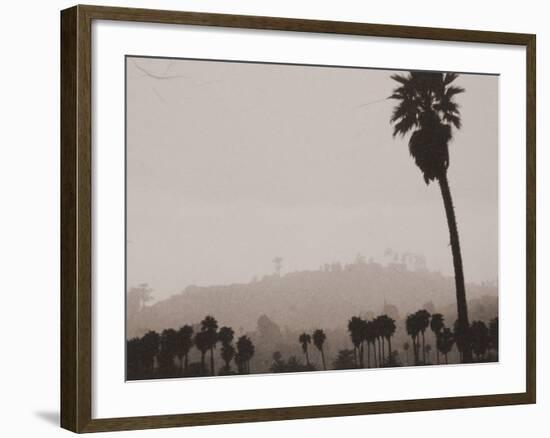 Palms and Hill-Graeme Harris-Framed Photographic Print