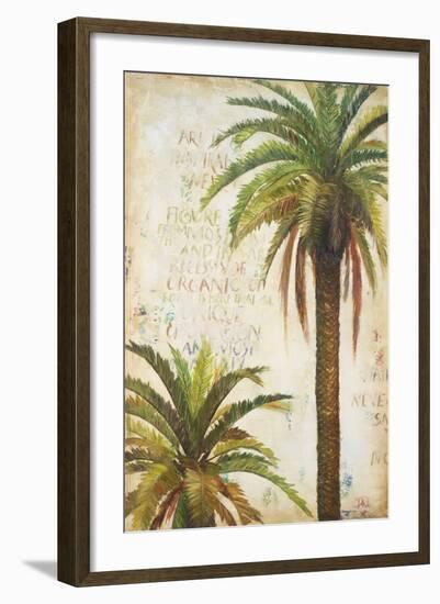 Palms and Scrolls I-Patricia Pinto-Framed Art Print