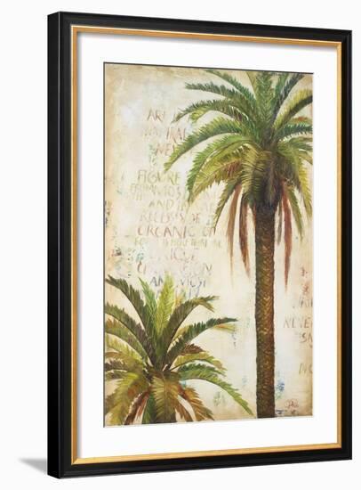 Palms and Scrolls I-Patricia Pinto-Framed Art Print