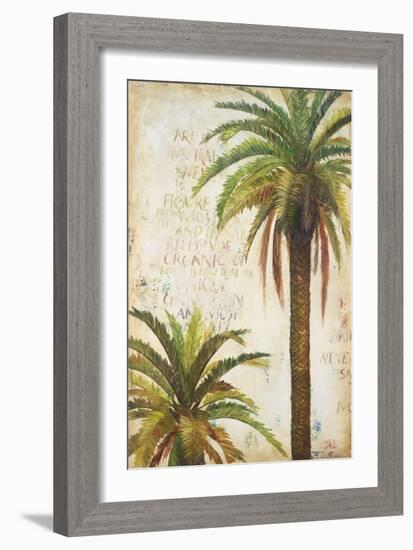 Palms and Scrolls I-Patricia Pinto-Framed Premium Giclee Print