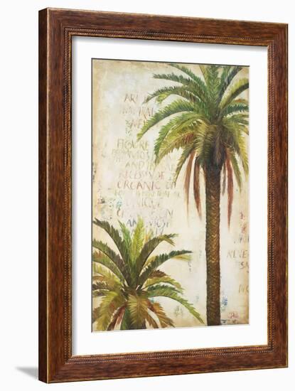 Palms and Scrolls I-Patricia Pinto-Framed Premium Giclee Print