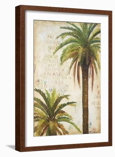 Palms and Scrolls I-Patricia Pinto-Framed Premium Giclee Print