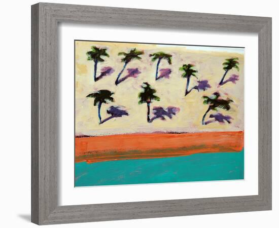 Palms II-Paul Powis-Framed Giclee Print