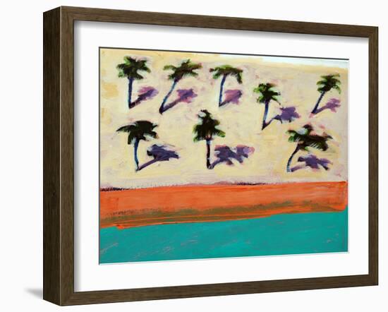 Palms II-Paul Powis-Framed Giclee Print