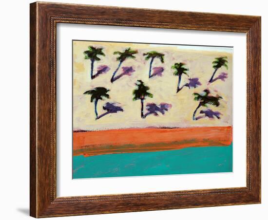 Palms II-Paul Powis-Framed Giclee Print