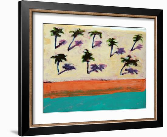 Palms II-Paul Powis-Framed Giclee Print