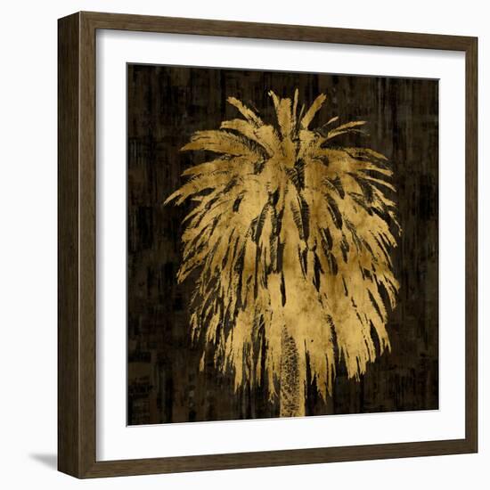 Palms In Gold I-Kate Bennett-Framed Art Print