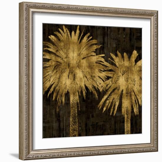 Palms In Gold II-Kate Bennett-Framed Art Print