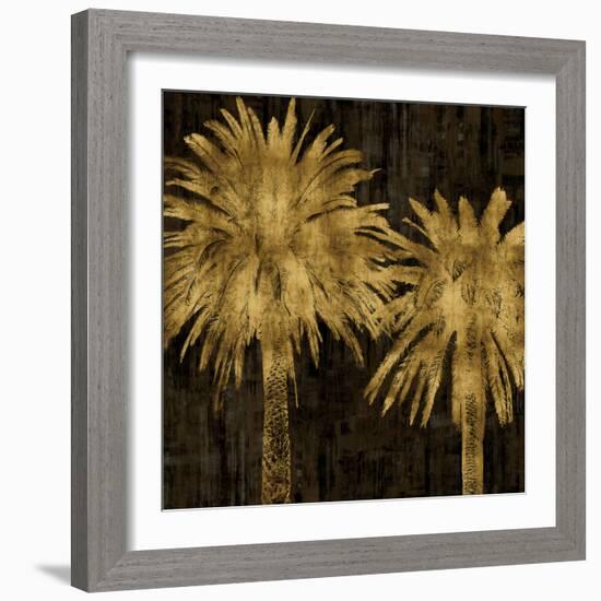 Palms In Gold II-Kate Bennett-Framed Art Print