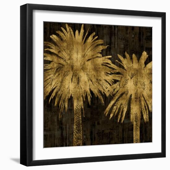 Palms In Gold II-Kate Bennett-Framed Art Print