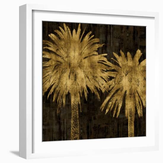 Palms In Gold II-Kate Bennett-Framed Art Print