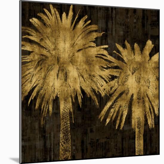 Palms In Gold II-Kate Bennett-Mounted Art Print