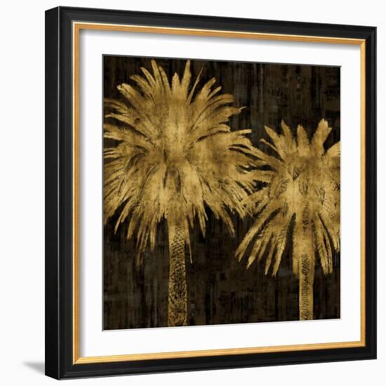 Palms In Gold II-Kate Bennett-Framed Art Print