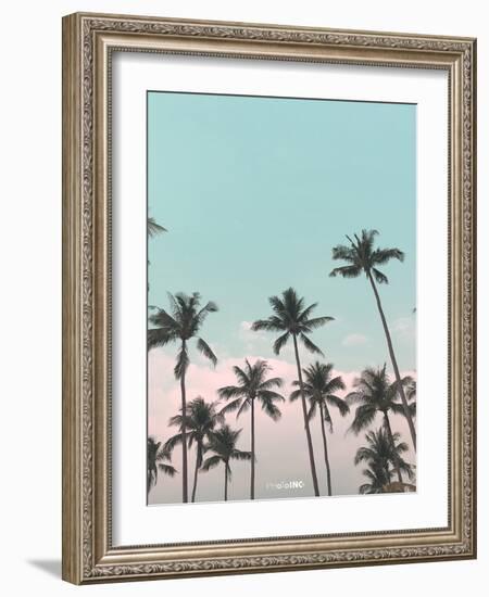 Palms in the City-PhotoINC Studio-Framed Art Print