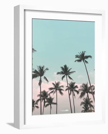 Palms in the City-PhotoINC Studio-Framed Art Print