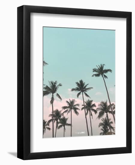 Palms in the City-PhotoINC Studio-Framed Premium Giclee Print