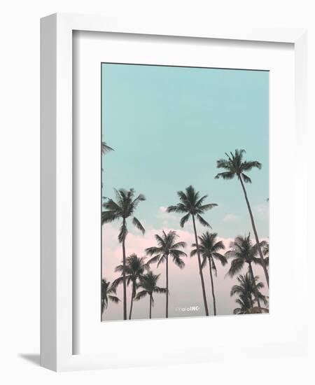 Palms in the City-PhotoINC Studio-Framed Premium Giclee Print