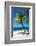 Palms on a White Sand Beach in Key West - Florida-Philippe Hugonnard-Framed Photographic Print