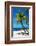 Palms on a White Sand Beach in Key West - Florida-Philippe Hugonnard-Framed Photographic Print