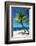 Palms on a White Sand Beach in Key West - Florida-Philippe Hugonnard-Framed Photographic Print