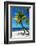 Palms on a White Sand Beach in Key West - Florida-Philippe Hugonnard-Framed Photographic Print