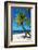 Palms on a White Sand Beach in Key West - Florida-Philippe Hugonnard-Framed Photographic Print