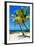 Palms on a White Sand Beach in Key West - Florida-Philippe Hugonnard-Framed Photographic Print