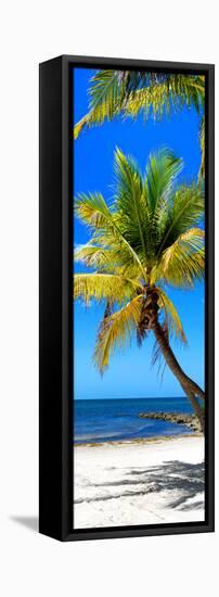 Palms on a White Sand Beach in Key West - Florida-Philippe Hugonnard-Framed Premier Image Canvas