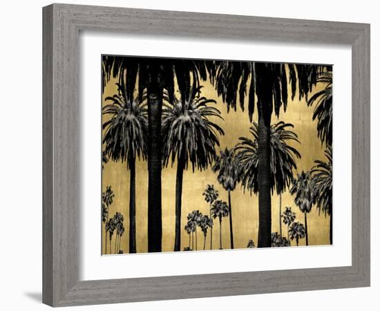 Palms on Gold-Kate Bennett-Framed Art Print