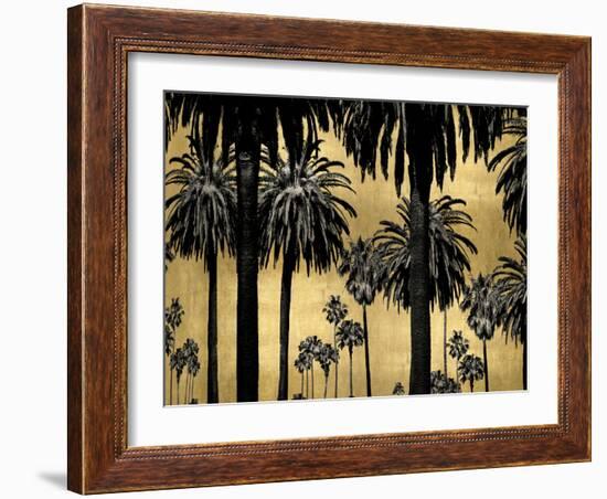 Palms on Gold-Kate Bennett-Framed Art Print