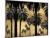 Palms on Gold-Kate Bennett-Mounted Art Print