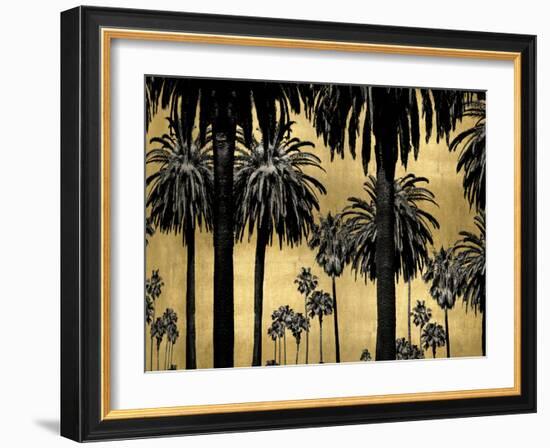 Palms on Gold-Kate Bennett-Framed Art Print