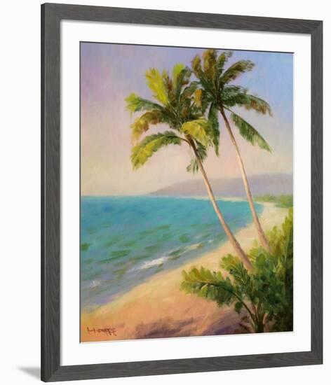 Palms On The Beach I-Karen Dupré-Framed Art Print